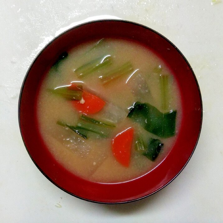 小松菜のお味噌汁
